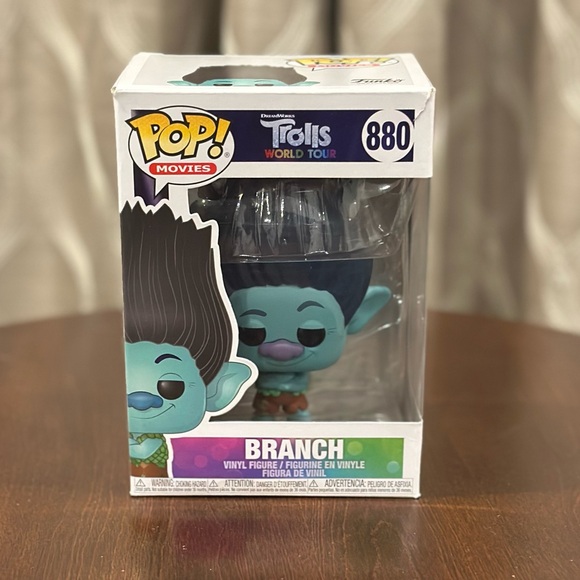 Funko Pop! Trolls World Tour Branch Vinyl Figure - Picture 1 of 7